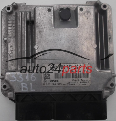KOMPUTER STEROWNIK SILNIKA SEAT LEON 1.8 TSI 1P0907115P, 1P0 907 115 P, 1P0907115A, 1P0 907 115 A, BOSCH 0261S04319, 0 261 S04 319, BENZIN MED17.5, 1039S26747