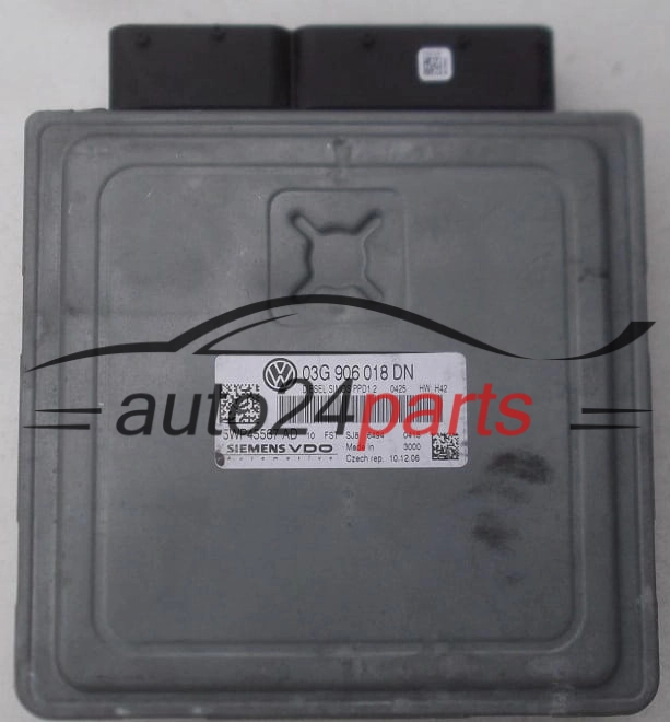 ECU CENTRALITA DE MOTOR  AUDI A3 2.0 TDI SIEMENS VDO 5WP45567 AD,  03G 906 018 DN