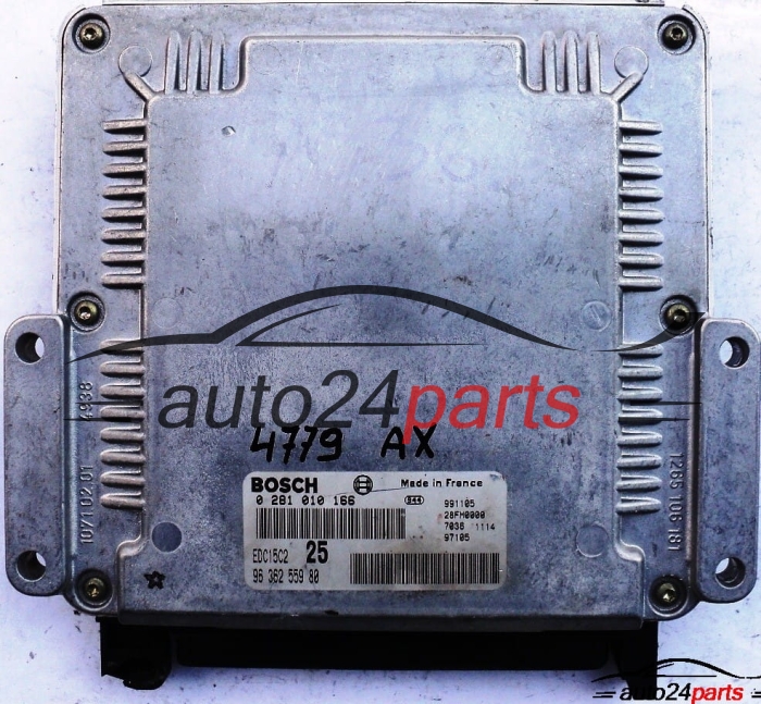 ECU CENTRALITA DE MOTOR PEUGEOT 406 CITROEN 2.0 HDI 9636255980