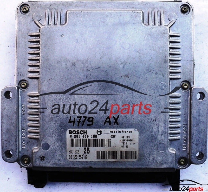 ECU CENTRALITA DE MOTOR PEUGEOT 406 CITROEN 2.0 HDI 9636255980
