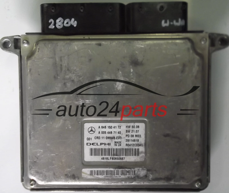 KOMPUTER STEROWNIK SILNIKA MERCEDES C200 CDI C-KLASS W204 A6461504172