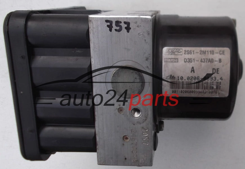 Pompa ABS i sterownik FORD MAZDA 2S612M110CE D351437A0B 10020600934 10096001063