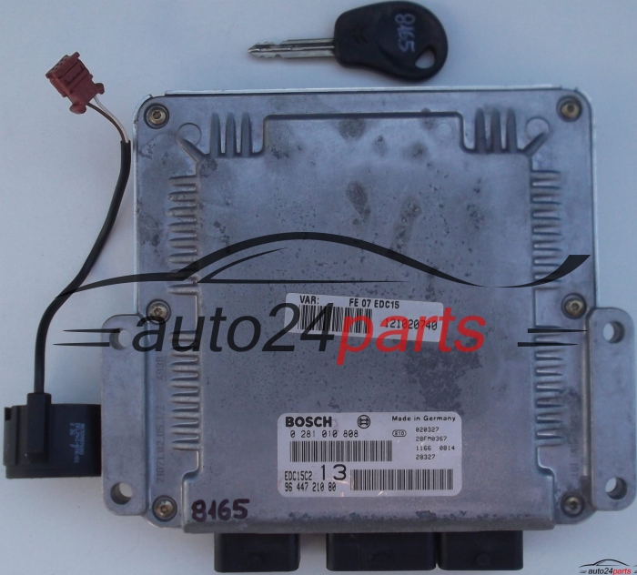 CITROEN C5 2.0 HDI BOSCH 0281010808, 0 281 010 808, 9644721080, 96 447 210 80, EDC15C2 13