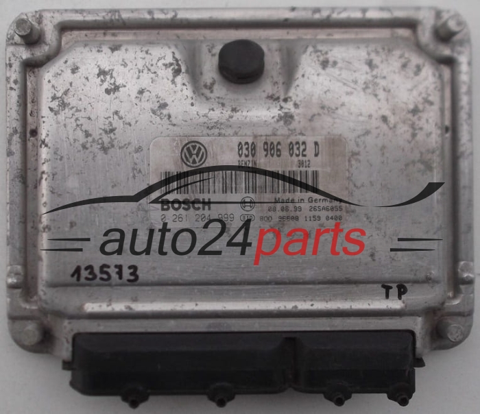 KOMPUTER STEROWNIK SILNIKA VW VOLKSWAGEN LUPO 1.0 030906032D, 030 906 032 D, BOSCH 0261204999, 0 261 204 999