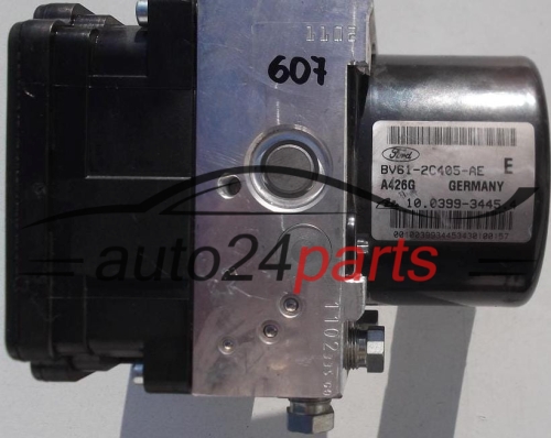 POMPE HYDRAULIQUE ET CALCULATEUR d'ABS FORD FoMoCo BV61-2C405-AE,  ATE 10.0399-3445.4