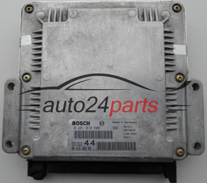 MOTORSTEUERGERÄT ECU STEUERGERÄT  PEUGEOT 206 2.0 HDI BOSCH 0 281 010 500,  96 416 069 80