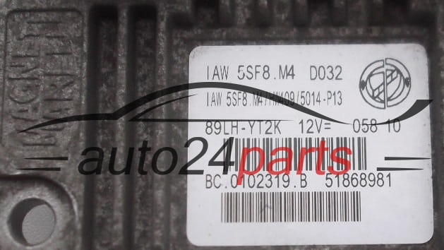 KOMPUTER STEROWNIK SILNIKA FIAT PANDA FIAT 500 FORD KA MAGNETI MARELLI IAW 5SF8.M4