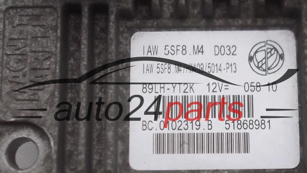KOMPUTER STEROWNIK SILNIKA FIAT PANDA FIAT 500 FORD KA MAGNETI MARELLI IAW 5SF8.M4