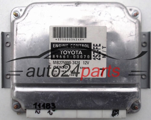 calculateur moteur pour toyota yaris 1.3 