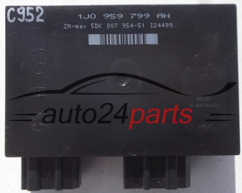 CONFORT MODULE SKODA SEAT VW HELLA 5DK 007 954-51,  1J0 959 799 AH