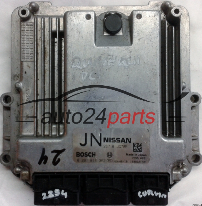 MOTORSTEUERGERÄT ECU STEUERGERÄT NISSAN QASHQAI 2.0 DCI