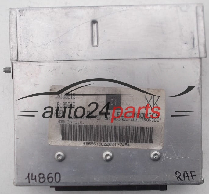 MOTORSTEUERGERÄT ECU STEUERGERAT OPEL CORSA A DELCO 16139619 XK, 16139619XK, ASFU 