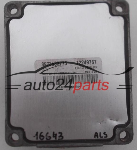 ECU CENTRALITA DE MOTOR OPEL CORSA COMBO 1.7 DELPHI DELCO 12249767 ISUZU 8973583775