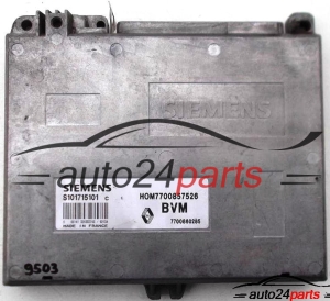 ECU CENTRALITA DE MOTOR RENAULT 19 1.8 16V, SIEMENS S101715101 C, S101715101C, HOM7700857526, 7700857526 
