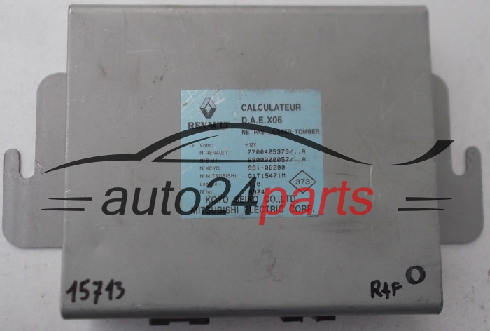 KOMPUTER STEROWNIK SILNIKA RENAULT 7700425373 A, 7700425373A, 6900000057A, 991-06200, 99106200, Q1T15471M