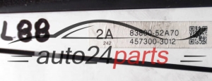 ZESPÓŁ WSKAŻNIKÓW ZEGARY PRĘDKOŚCIOMIERZ LICZNIK TOYOTA YARIS 1.0 VVT-i 8380052A70, 83800-52A70, 4573003012, 457300-3012