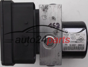 POMPE HYDRAULIQUE ET CALCULATEUR d'ABS RENAULT LAGUNA 8200 345 939 D, 8200345939D, P5CT2AAY6, ATE 10.0207-0093.4, 10020700934, 10.0970-1402.3, 10097014023
