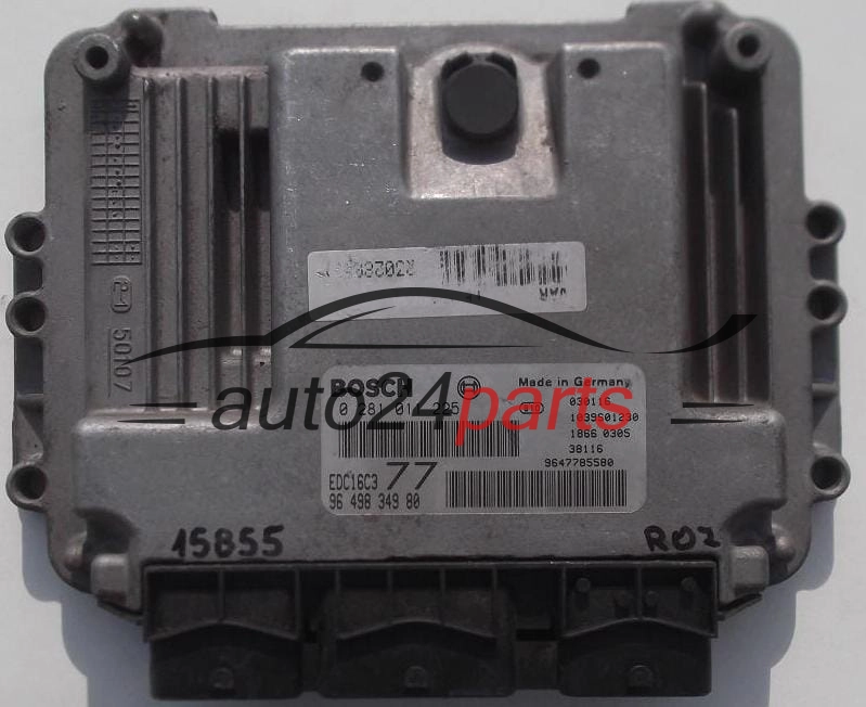 KOMPUTER STEROWNIK SILNIKA CITROEN XSARA 1.4 HDI BOSCH 0 281 011 225