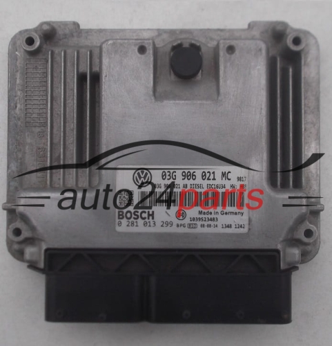 SKODA OCTAVIA 2.0 TDI 03G906021MC, 03G 906 021 MC, BOSCH 0281013299, 0 281 013 299