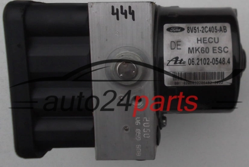 ABS PUMPE BLOCK HYDRAULIKPUMPE STEUERGERAT  FORD FIESTA FoMoCo 8V51-2C405-AB, ATE 06.2102-0548.4