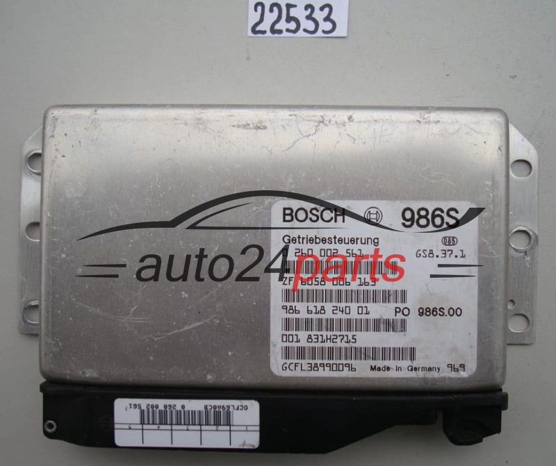 STEROWNIK SKRZYNI AUTOMATYCZNEJ PORSCHE BOXSTER BOSCH 0 260 002 561, 0260002561, ZF6058006163, 98661824001