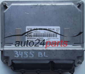 CALCULATEUR MOTEUR VW VOLKSWAGEN POLO 1.2 03E906023AL, 03E 906 023 AL, 03E906023L, 03E 906 023 L, PETROL SIMOS9.1 CGPB 4523 SIEMENS VDO 5WP40546 04