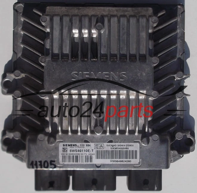 KOMPUTER STEROWNIK SILNIKA CITROEN C3 1.4 HDI SIEMENS 5WS40110E-T