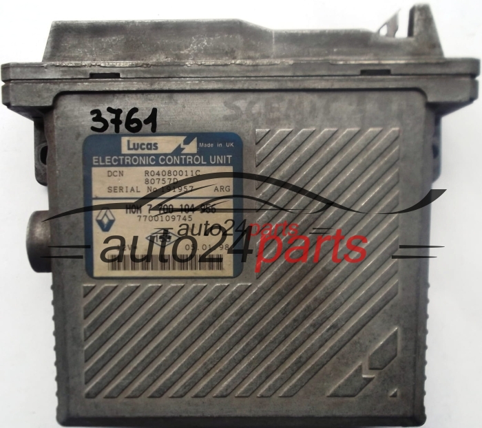 KOMPUTER STEROWNIK SILNIKA RENAULT MEGANE SCENIC 1.9 D LUCAS DCN R04080011C 80757D HOM7700104956, 7700109745