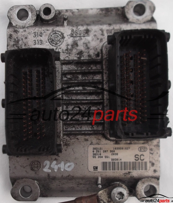calculateur moteur pour opel chevrolet, holden, vauxhall corsa 1.0 z10xe