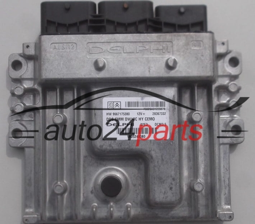 ECU CENTRALITA DE MOTOR  CITROEN PEUGEOT 2.0 HDI DELPHI 28367332, 9667175380, DCM3.5 