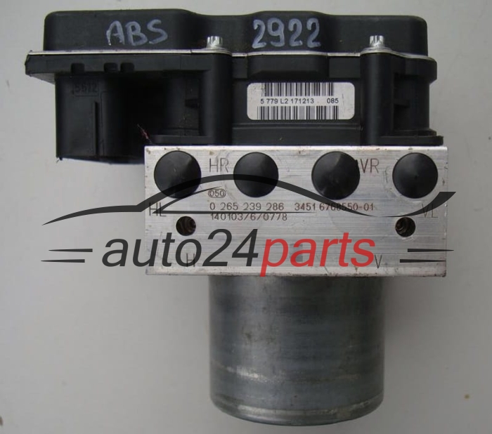 BOMBA HIDRAULICA Y CENTRALITA ABS BMW BOSCH 0 265 239 286, 0265239286, 34516768550-1, 345167685501, 0265951974
