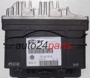 KOMPUTER STEROWNIK SILNIKA VW VOLKSWAGEN POLO 1.6 IAW1AV.V0, IAW1AVV0, 032 906 030 AB, 032906030AB, 61600.355.03, 6160035503 - 