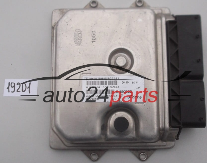 KOMPUTER STEROWNIK SILNIKA FIAT PUNTO EVO 1.3 MJD 8F2.G1, MJD8F2G1, 51892322 