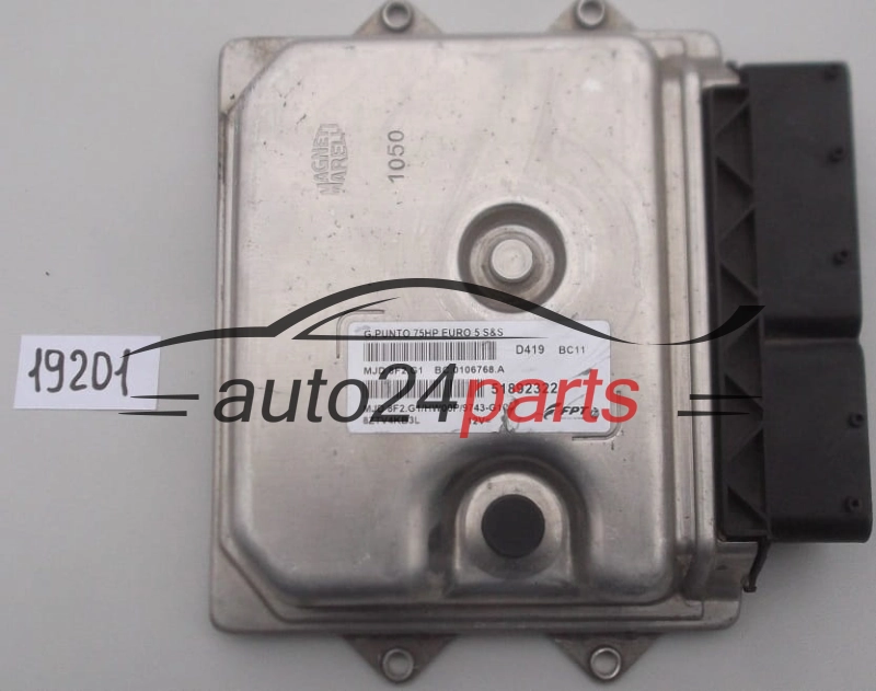 KOMPUTER STEROWNIK SILNIKA FIAT PUNTO EVO 1.3 MJD 8F2.G1, MJD8F2G1, 51892322 