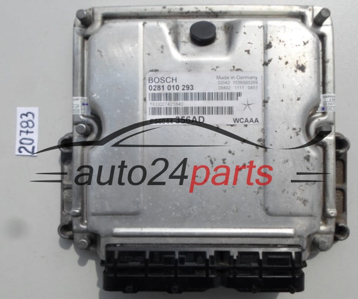 CALCULATEUR MOTEUR JEEP GRAND CHEROKEE 2.7 CRD BOSCH 0 281 010 293, 0281010293, P56044356AD