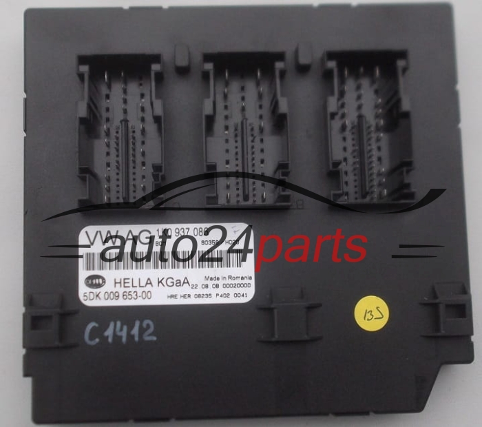KOMFORTSTEUERGERÄT VOLKSWAGEN GOLF TOURAN HELLA 5DK 009 653-00,  1K0 937 086