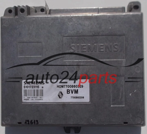 KOMPUTER STEROWNIK SILNIKA RENAULT ESPACE 2.2 S101723115 B, S101723115B, HOM7700860329, 7700862206 - 