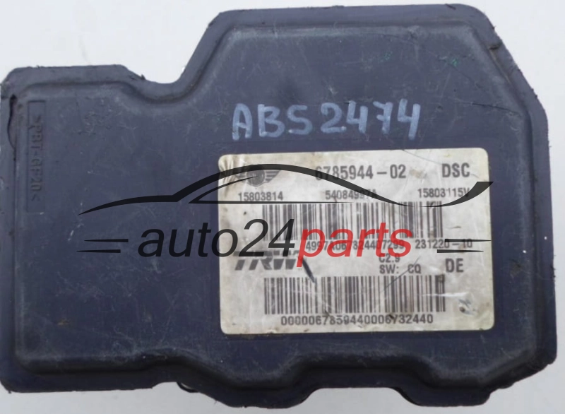 ABS POMPA MINI COOPER 67288072, 6785944-02, 678594402, 15803814