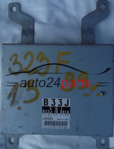 MOTORSTEUERGERÄT ECU STEUERGERÄT MAZDA 323 1.3 B33J EGI B33J18881A, B33J 18 881 A, 279700-0182, 2797000182