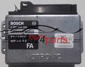MOTORSTEUERGERÄT ECU STEUERGERAT OPEL OMEGA 2.0 C20SE BOSCH 0 261 200 102, 0261200102, GM 90 233 740 FA, 90233740