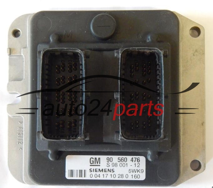 ECU CENTRALITA DE MOTOR  OPEL 1.8 X18XE1 2.0 X20XEV SIEMENS 5WK9 160,  GM 90 560 476