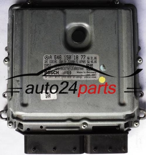 KOMPUTER STEROWNIK SILNIKA MERCEDES W609 SPRINTER BOSCH 0281014346, A6461501877