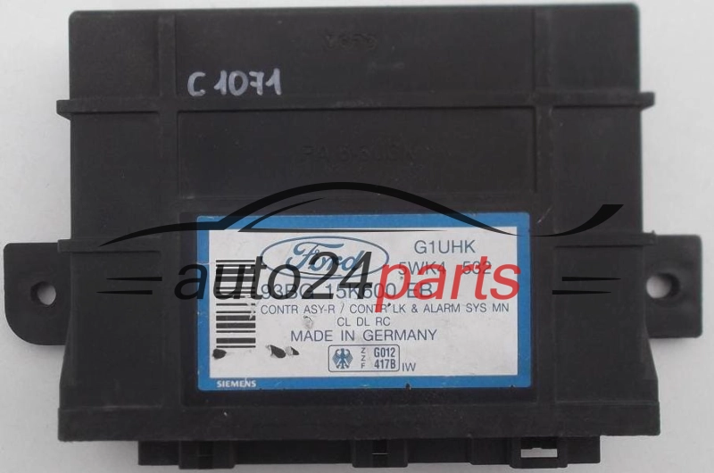 CENTRALKA MODUL STEROWNIK KOMFORTU FORD MONDEO SIEMENS 5WK4 532