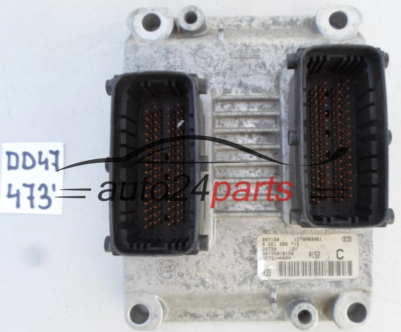 KOMPUTER STEROWNIK SILNIKA ALFA ROMEO 147 1.6 BOSCH 0261206715 00735018150 A152 C