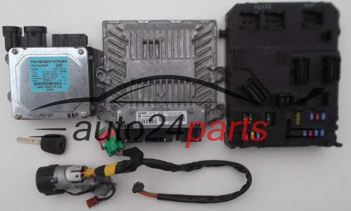 MOTORSTEUERGERÄT ECU STEUERGERÄT CITROEN PEUGEOT  SIEMENS 5WS40111E-T, 5WS40111ET, SW9654925380, HW9648624280, SID804
