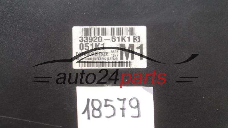KOMPUTER STEROWNIK SILNIKA SUZUKI SPLASH 1.2 MITSUBISHI E6T90072H4ZE, 33920-51K1, 3392051K1, M1