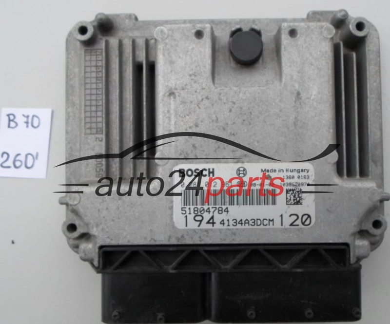 KOMPUTER STEROWNIK SILNIKA FIAT CROMA 1.9 JTD BOSCH 0 281 012 961, 0281012961, 51804784 