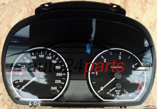 COMPTEUR KILOMETRIQUE CUADRO DE RELOJES BMW E81 E87 2.0 DIESEL JOHNSON CONTROLS 102495285, 1024952-85, 9 166 821-02, 916682102, IK916682102H