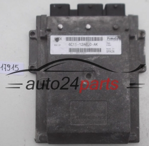 KOMPUTER STEROWNIK SILNIKA FORD TRANSIT 2.4 TDCI FoMoCo 6C11-12A650-AK, 6C1112A650AK, 9DCK - 17915