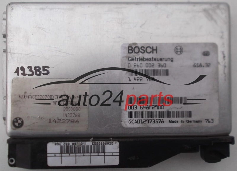 STEROWNIK SKRZYNI AUTOMATYCZNEJ BMW E38 3.0 BOSCH 0 260 002 360, 0260002360